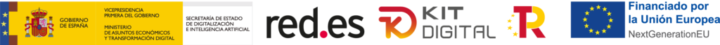 El báner publicitario de las ayudas del kit digital de red.es