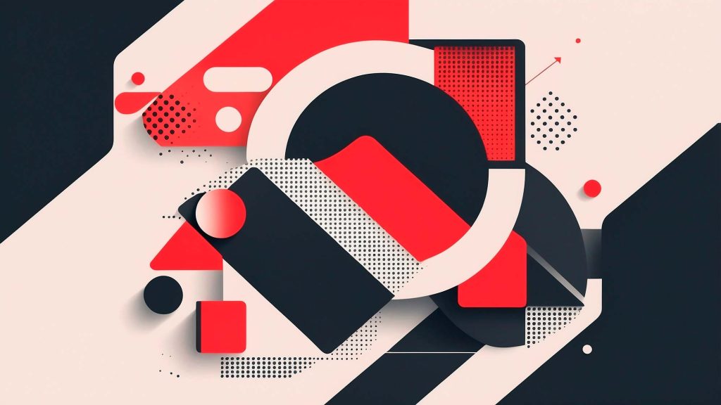 una imagen abstracta que refleja una estrategia omnicanal de visibilidad en internet.